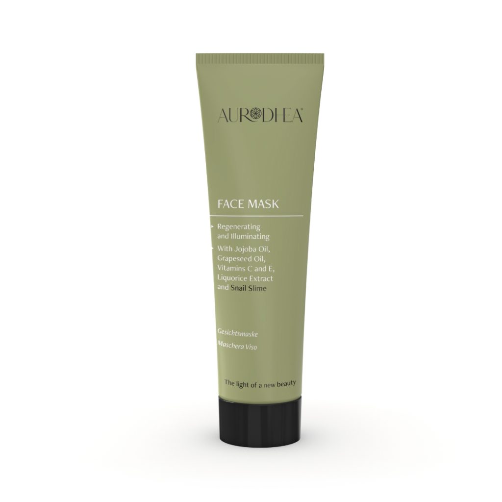 Masque Visage Éclaircissant à la Bave d’Escargot & Vitamine C – Aurodhea – 50 ml