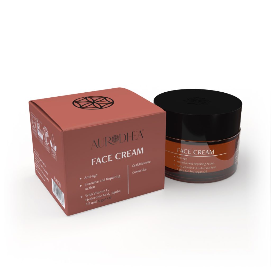 Crème Visage à l'Huile d'Argan – Aurodhea – 50 ml