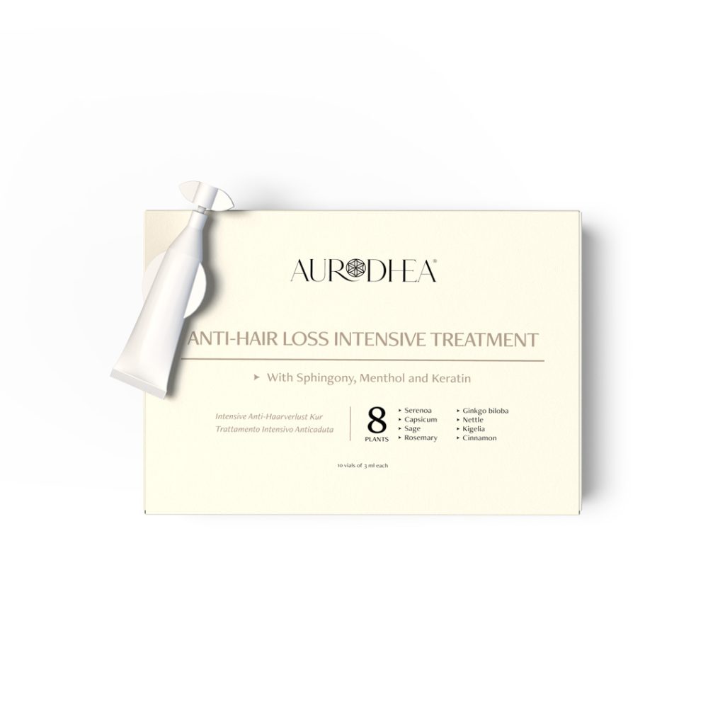 Ampoules Anti-Chute Cheveux – Soin Intensif Aurodhea – 3 ml