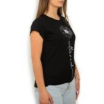 T-Shirt Cotton-Rich Basic noir – Daisy - 1