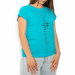 T-Shirt Basic Vert Émeraude « Classic » – Cotton-Rich - 1