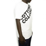 T-Shirt Oversize Blanc « Mirror » – Cotton-Rich - 1