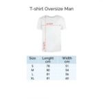 T-Shirt Oversize Noir « Geometric » – Cotton-Rich - 2
