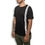 T-Shirt Oversize Noir « Minimal » – Cotton-Rich - 1