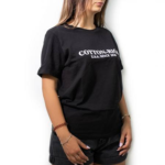 T-Shirt Cotton-Rich noir imprimé - 4