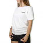 T-Shirt Cotton-Rich blanc avec broderie - 4