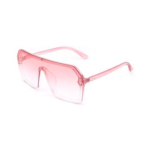 Lunettes de Soleil Unisexes « Miami » – Rose Transparent & Verres Rosés - 1