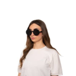 Lunettes de Soleil « Iris » – Matte Black & Verres Verts - 2
