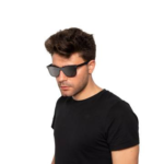 Lunettes de Soleil "Panther" Matte Silver - 2