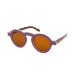 Lunettes de Soleil Unisexes « Andy » – Shiny Purple & Verres Marron - 1
