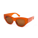 Lunettes de Soleil Femme « Miranda » – Orange Éclatant & Charisme - 1