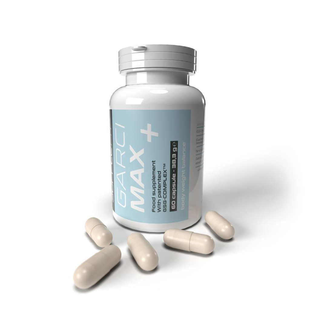 GARCI MAX+ – Contrôle du Poids et Faim Réduite – 60 Gélules