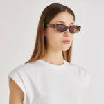 Lunettes de Soleil Femme « Amalfi » Léopard – Édition Vintage - 3