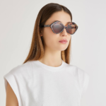 Lunettes de Soleil Femme ‘Alghero’ – Monture Écaille & Verres Bruns - 3