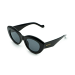 Lunettes de Soleil Femme ‘Roma’ – Monture Noire & Verres Gris - 1
