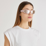 Lunettes de Soleil "Milano" Rose Miroir - 3