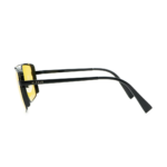 Lunettes de Soleil Homme « Messina » – Monture Noire & Verres Jaunes - 2
