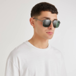 Lunettes de Soleil Homme ‘Messina’ – Élégance Aviateur & Protection Verte - 3