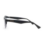 Lunettes de Soleil « Riccione » – Monture Noire Mate & Verres Gris - 2