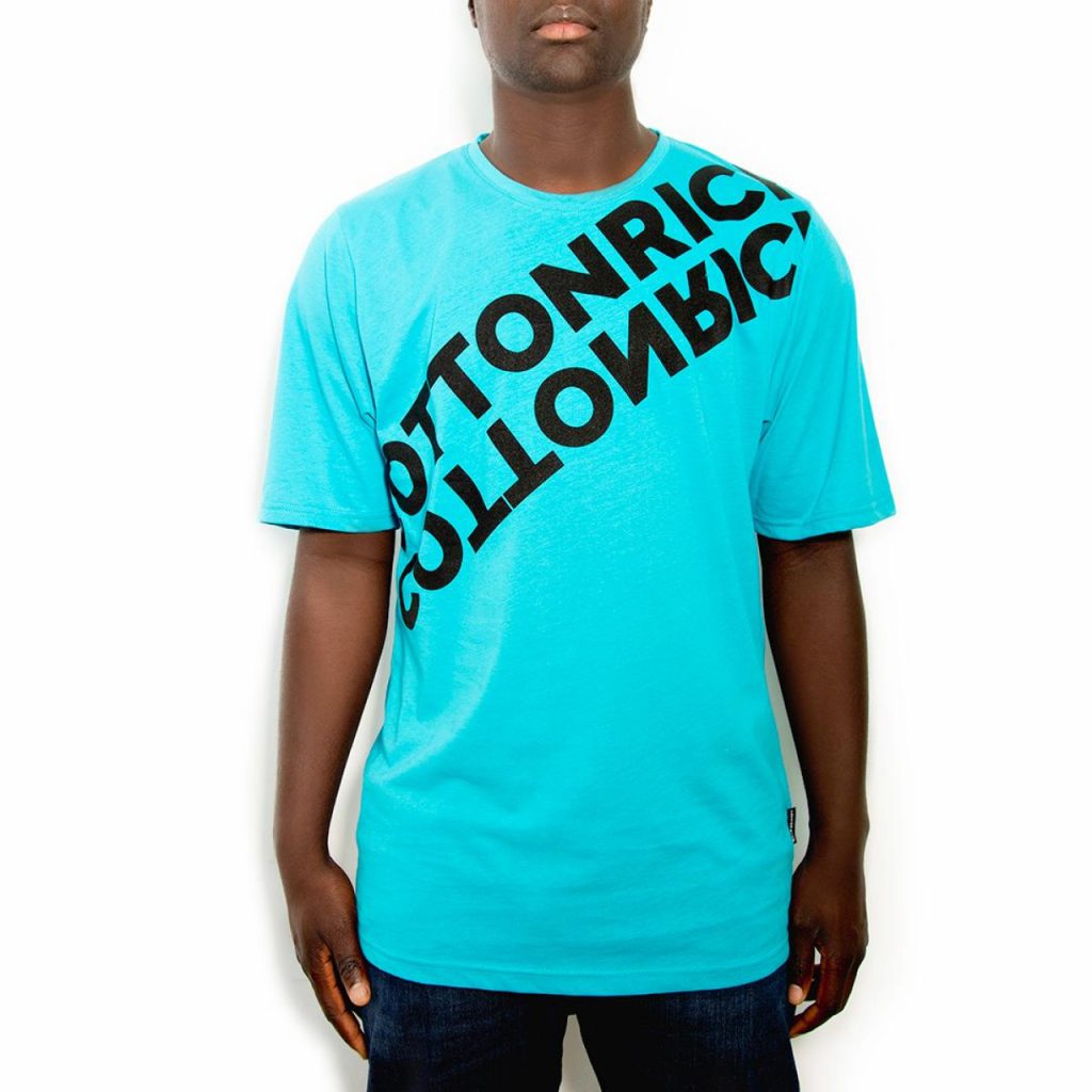 T-Shirt Oversize Vert Émeraude « Mirror » – Cotton-Rich