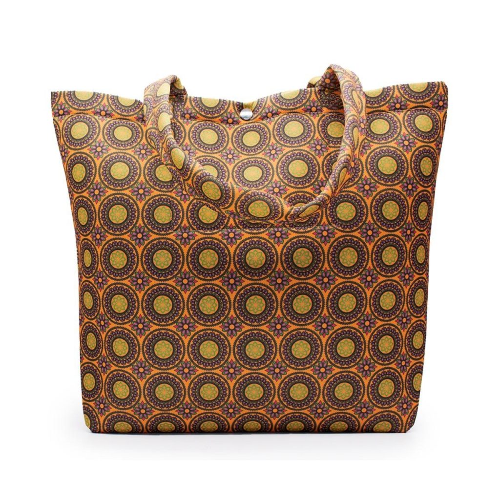 Maxi Sac Shopping « Inde Orange »