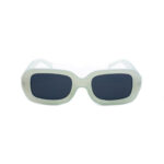 Lunettes de Soleil Femme « Claudia » – Monture Vert Pastel & Verres Gris