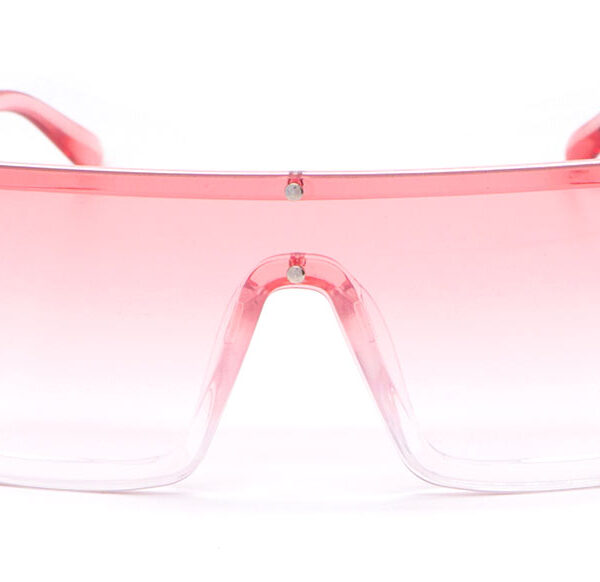 Lunettes de Soleil Unisexes « Miami » – Rose Transparent & Verres Rosés