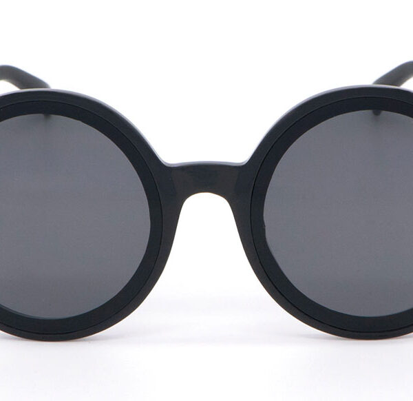 Lunettes de Soleil « Iris » – Shiny Black & Verres Gris