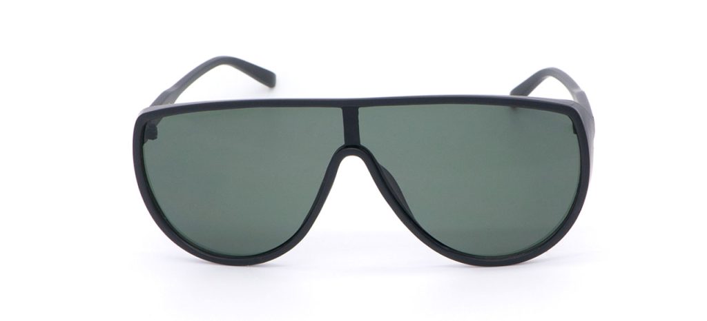 Lunettes de Soleil « Scarface » Black – Monture Noire & Verres Verts