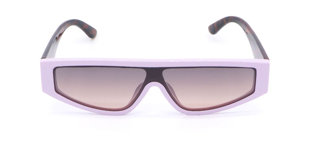 Lunettes de Soleil « Trap » Pink – Monture Lilas & Branches Écaille