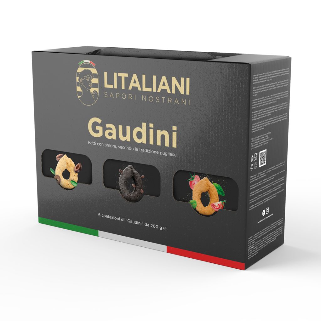 Box Gaudini – 6 Saveurs de Taralli Artisanaux des Pouilles – 1200g