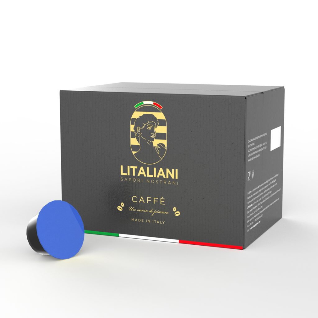 Café en Capsules Dolce Gusto® – Mélange Bleu (Décaféiné) – 50pcs