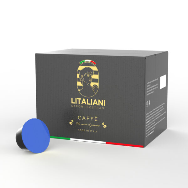 Café en Capsules Dolce Gusto® – Mélange Bleu (Décaféiné) – 50pcs