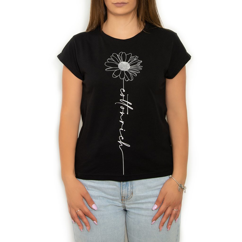 T-Shirt Cotton-Rich Basic noir – Daisy