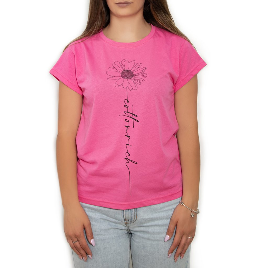 T-Shirt Cotton-Rich Basic rose – Daisy