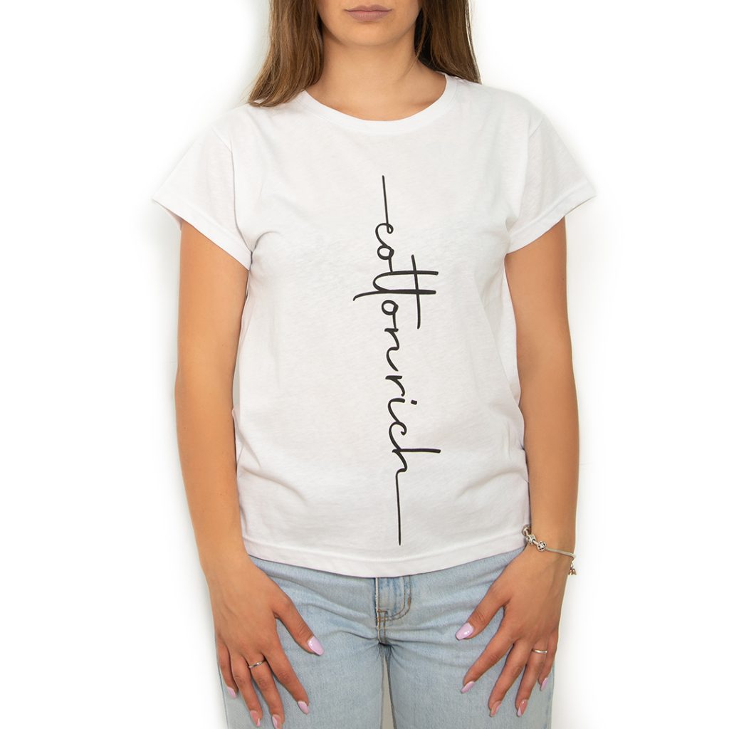 T-Shirt Basic Blanc « Classic » – Cotton-Rich