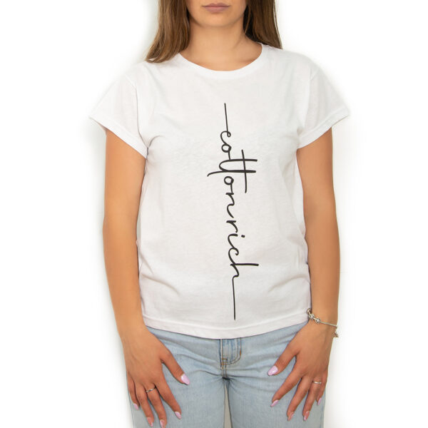 T-Shirt Basic Blanc « Classic » – Cotton-Rich