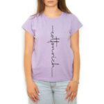 T-Shirt Basic Lilas « Classic » – Cotton-Rich