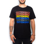 T-Shirt Basic Noir « Unconventional » – Cotton-Rich