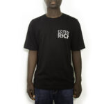 T-Shirt Oversize Noir « Geometric » – Cotton-Rich