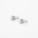 Boucles d’oreilles « Huggy Heart » en acier inoxydable