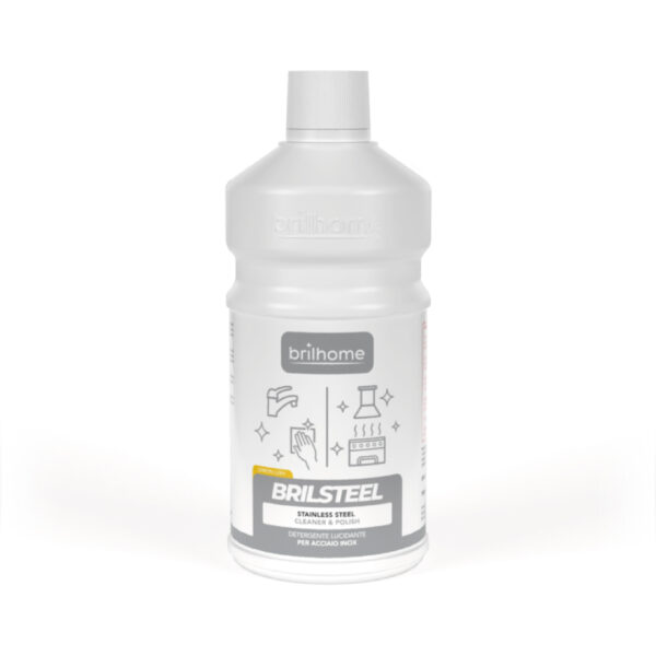 Brilsteel – Nettoyant Polissant pour Acier Inoxydable – 750ml