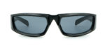 Lunettes de Soleil « Rimini » – Monture Noire Brillante & Verres Gris