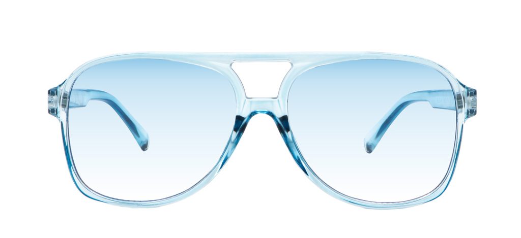 Lunettes de Soleil ‘Cortina’ – Light Blue - Élégance Alpine et Fraîcheur Bleutée