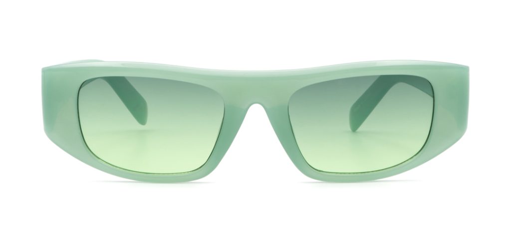Lunettes de Soleil « Palermo » – Monture Verte Brillante & Verres Nuancés