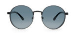 Lunettes de Soleil Unisexes « Perugia » – Monture Métal Noir & Verres Gris