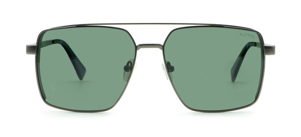 Lunettes de Soleil Homme ‘Messina’ – Élégance Aviateur & Protection Verte