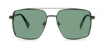 Lunettes de Soleil Homme ‘Messina’ – Élégance Aviateur & Protection Verte