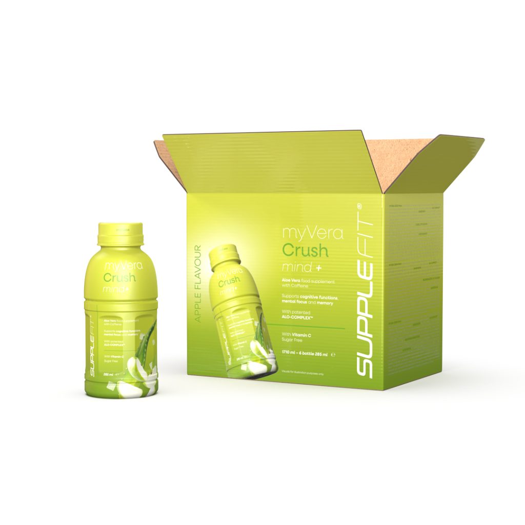 MYVERA CRUSH Mind+ – Complément Alimentaire Nootropique – 6 x 285ml
