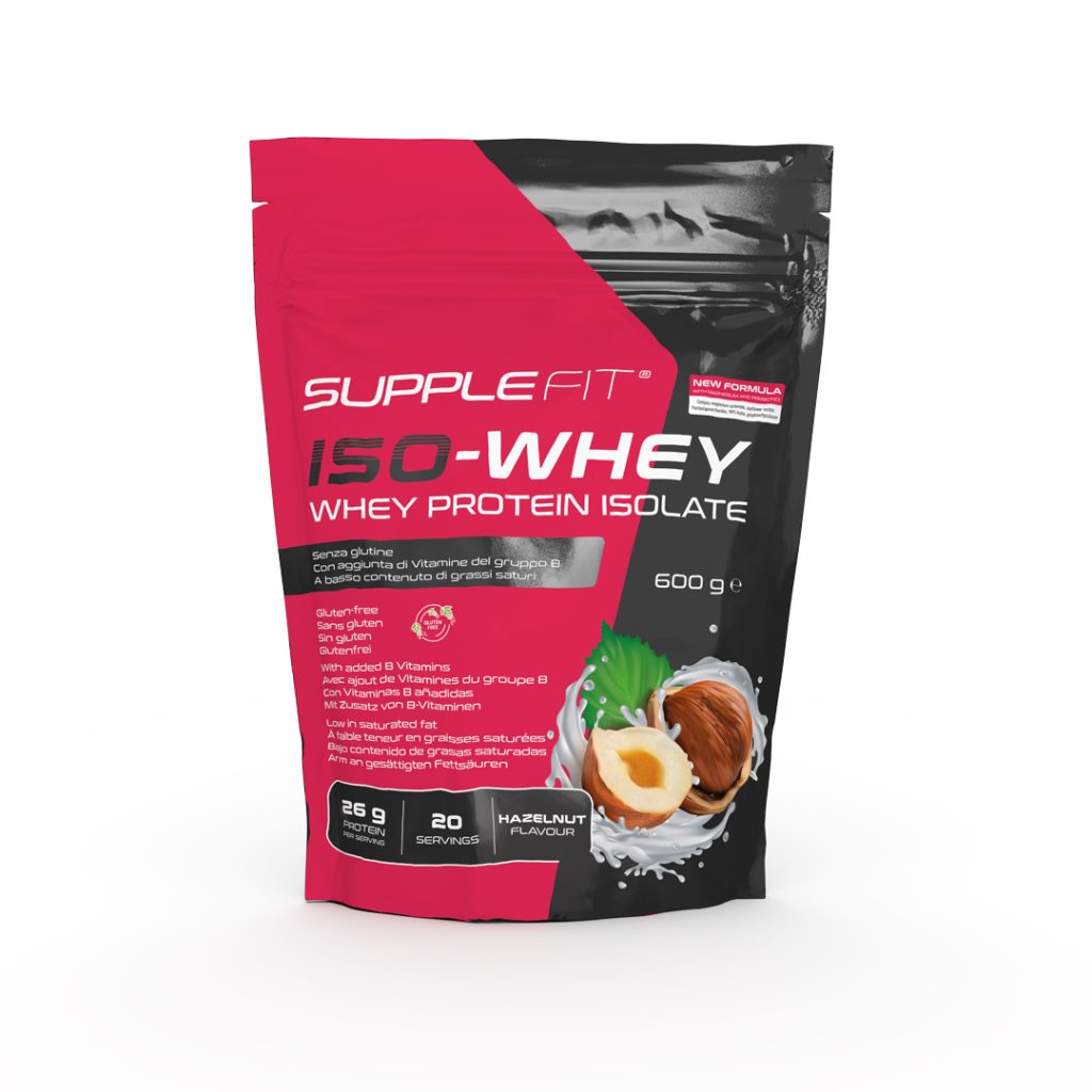 Iso-Whey – Protéines Isolées Goût Noisette – 600g